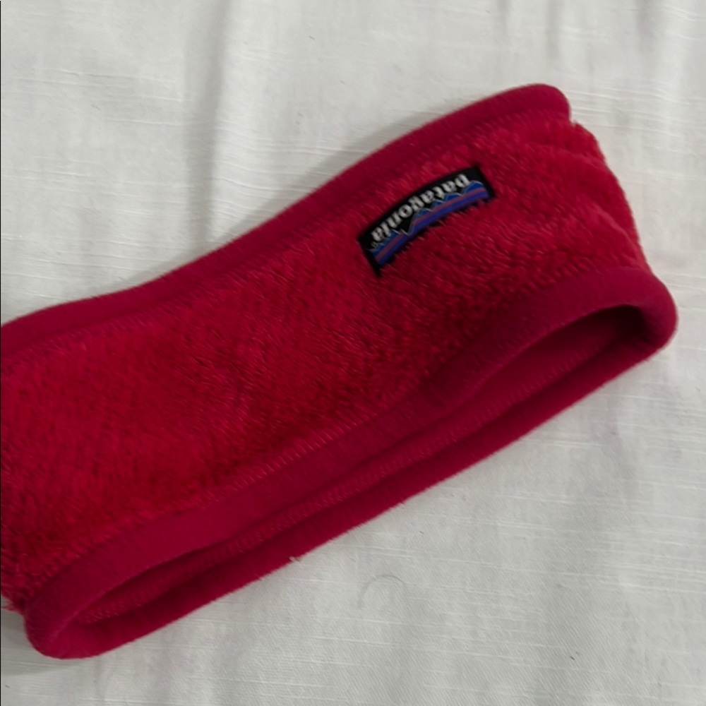 Patagonia Red Fleece Headband
